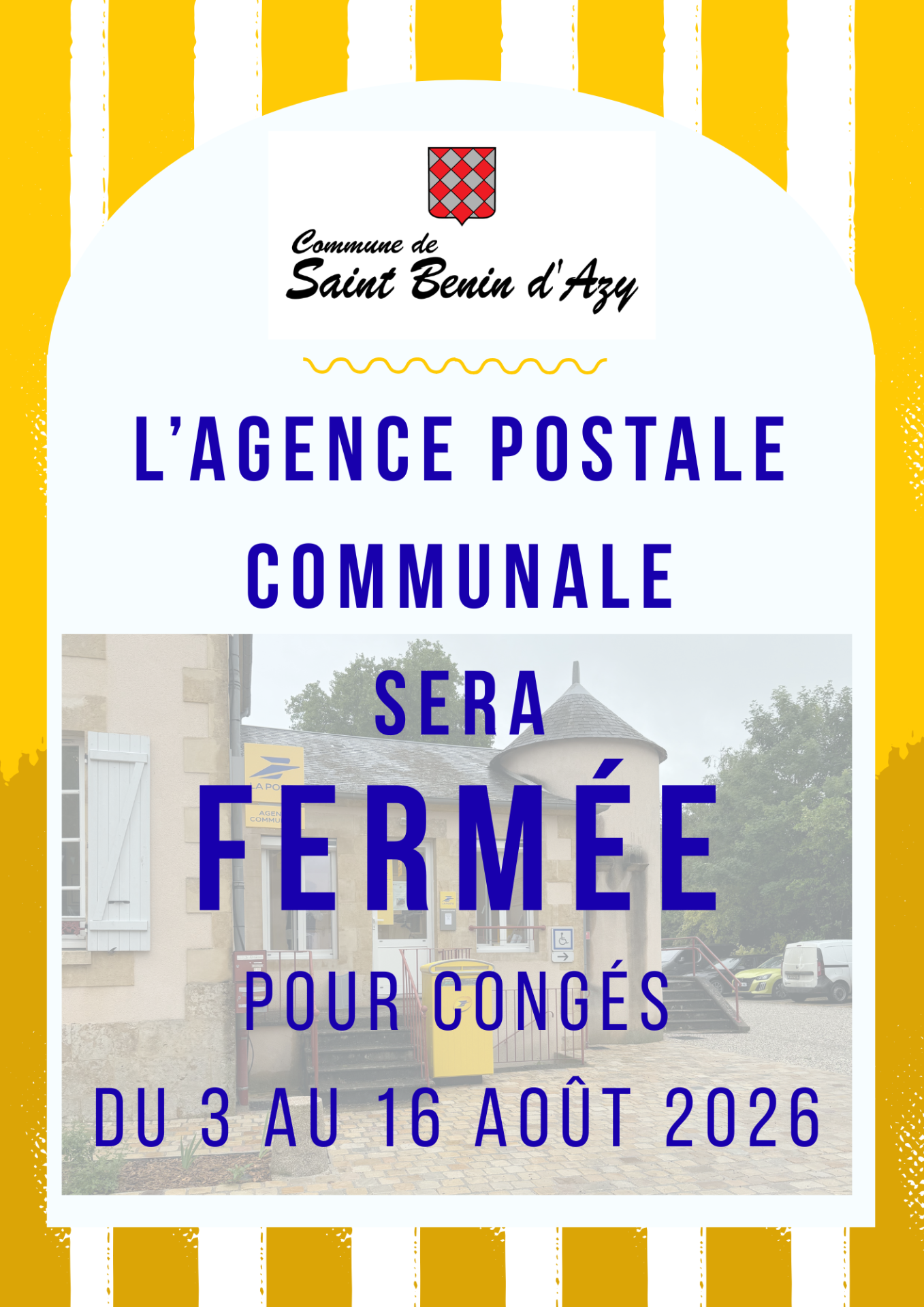 Fermeture Agence postale communale
